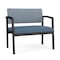 Lesro Lenox Steel Bariatric Chair Metal Frame, Black, RS Rain Song Back, MD Titan Seat LS1401 - alternate 1
